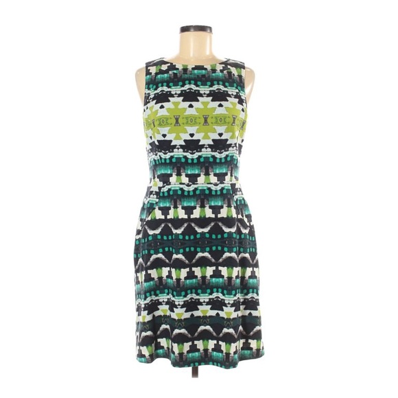 Vince Camuto Geometric Sheath‎ Dress - Picture 1 of 10